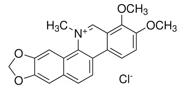 Chelerythrine cloride structure, CAS 3895-92-9