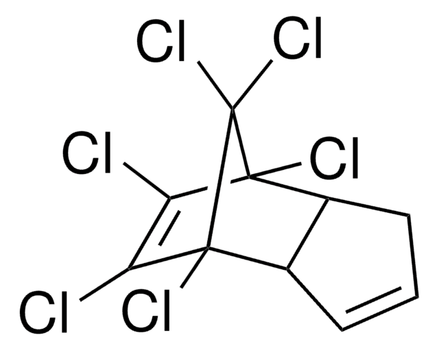 Chlordene structure, CAS 3734-48-3