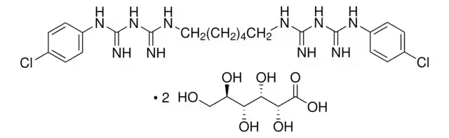 Chlorhexidine gluconate structure, CAS 18472-51-0