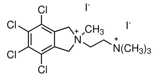 Chlorisondamine diiodide structure, CAS 69-27-2
