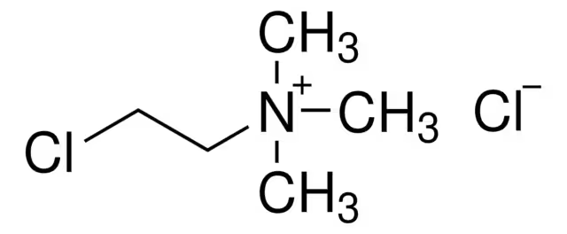 Chlormequat chloride structure, CAS 999-81-5