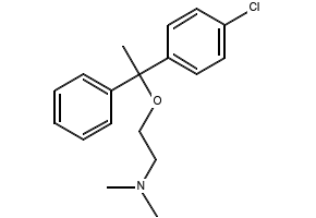 Chlorphenoxamine structure, CAS 77-38-3