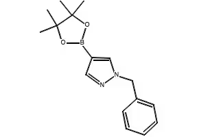 1-Benzyl-4-(4,4,5,5-tetramethyl-1,3,2-dioxaborolan-2-yl)-1H-pyrazole structure, CAS 761446-45-1