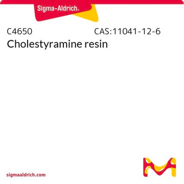 Cholesttramine resin structure, CAS 11041-12-6