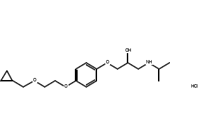 Cicloprolol structure, CAS 63659-12-1