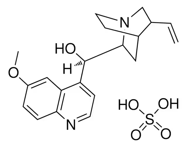 Cinchonidine sulfate structure, CAS 549-56-4