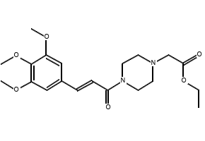 Cinepazet structure, CAS 23887-41-4