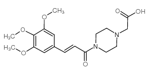 Cinepazic Acid structure, CAS 54063-23-9