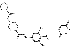 Cinepazide maleate structure, CAS 26328-04-1