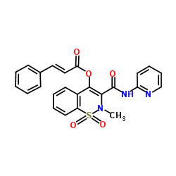 Cinnoxicam structure, CAS 87234-24-0