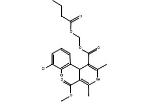 Clevidipine structure, CAS 166432-28-6