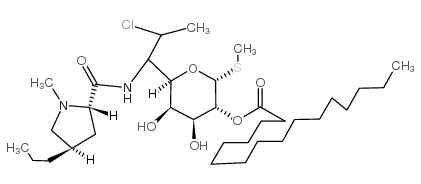 Clindamycin palmitate structure, CAS 36688-78-5