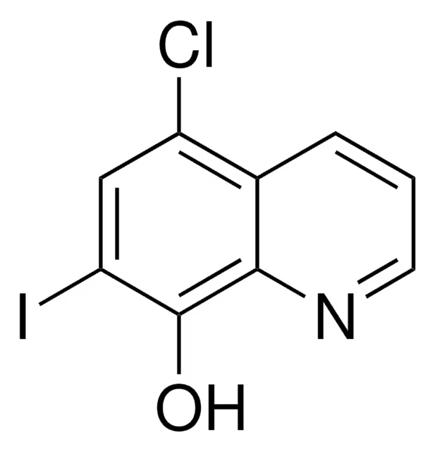 Clioquinol structure, CAS 130-26-7