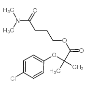 Clofibride structure, CAS 26717-47-5