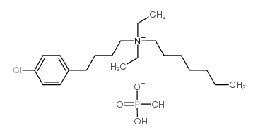 Clofilium phosphate structure, CAS 68379-03-3