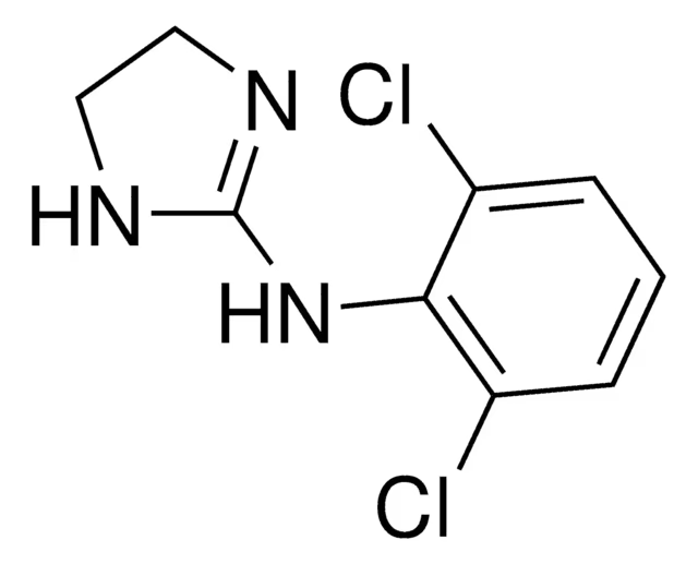 Clonidine structure, CAS 4205-90-7