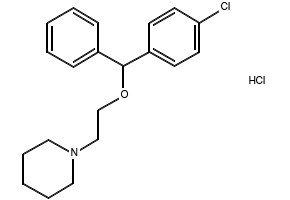 Cloperastine hydrochloride structure, CAS 14984-68-0