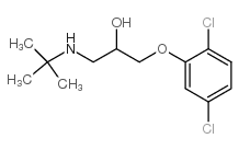 Cloranolol structure, CAS 39563-28-5
