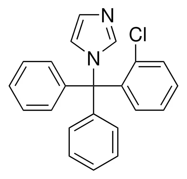 Clotrimazole structure, CAS 23593-75-1