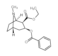Cocaethylene structure, CAS 529-38-4