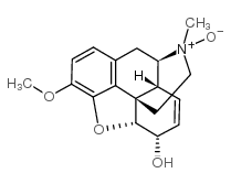 Codeine N-oxide structure, CAS 3688-65-1