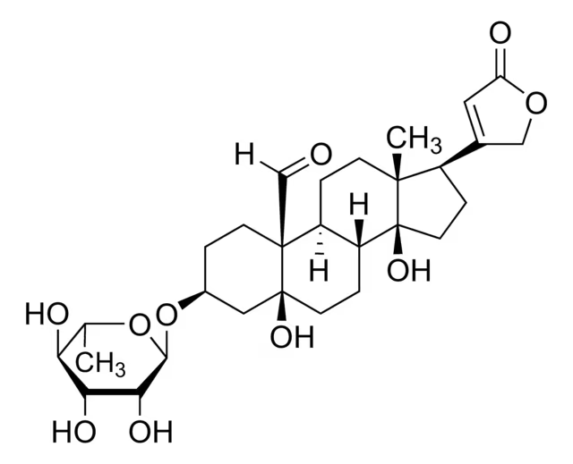 Convallatoxin structure, CAS 508-75-8