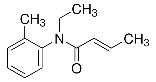 Crotamiton structure, CAS 483-63-6
