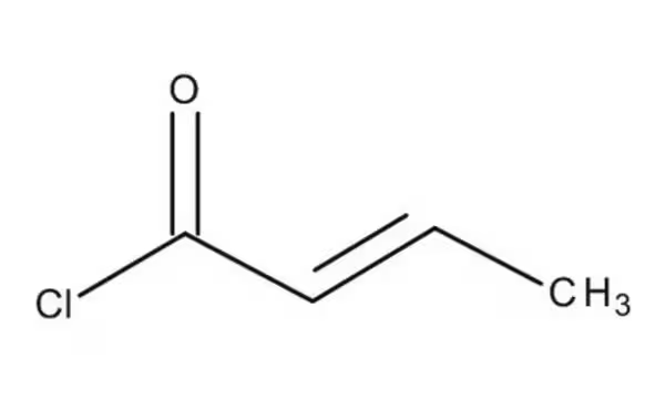 Crotonoyl chloride structure, CAS 10487-71-5