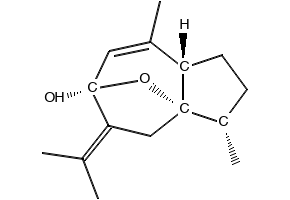 Curcumenol structure, CAS 19431-84-6