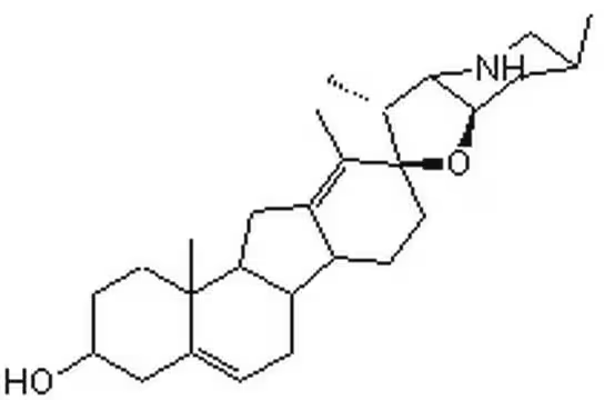 Cyclopamine structure, CAS 4449-51-8