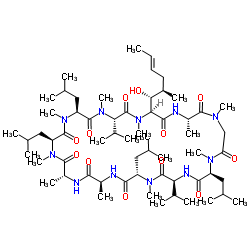 Cyclosporin B structure, CAS 63775-95-1
