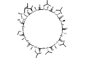 Cyclosporin H structure, CAS 83602-39-5