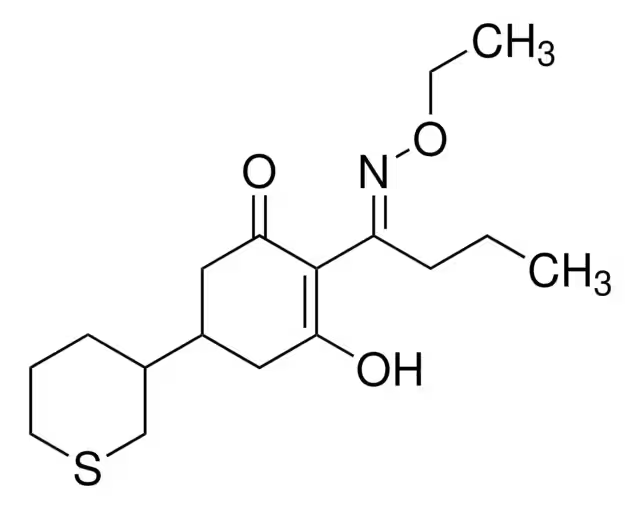 Cycloxidim structure, CAS 101205-02-1