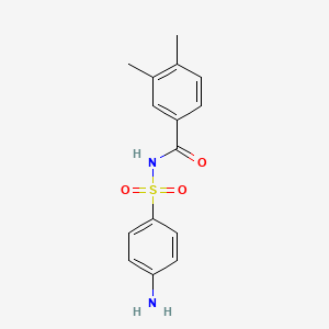 Irgafen structure, CAS 2A-302106
