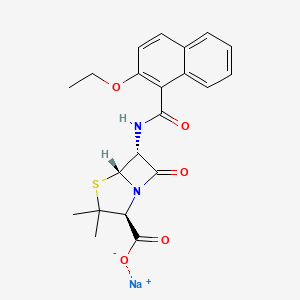 Nafcillin structure, CAS 2A-302635