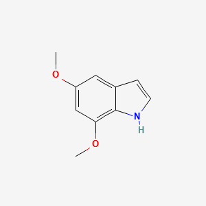 5,7-DIMETHOXY INDOLE;5,7-dimethoxy-1H-Indole structure, CAS 27508-85-6