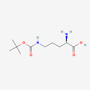 H-D-ORN(BOC)-OH structure, CAS 184576-63-4