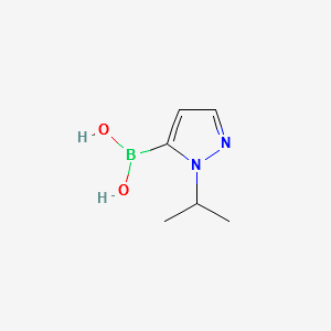 1-Isopropylpyrazole-5-boronic Acid structure, CAS 839714-33-9