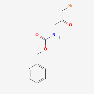 BENZYL (3-BROMO-2-OXOPROPYL)CARBAMATE structure, CAS 131713-50-3
