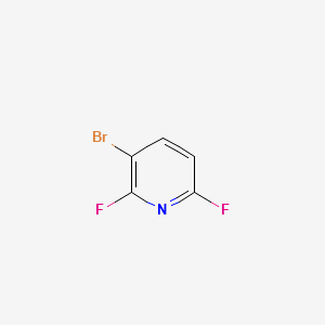 3-Bromo-2,6-difluoropyridine structure, CAS 80392-79-6
