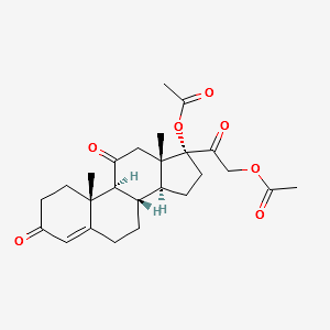 Budesonide Impurity 5 structure, CAS 3517-49-5