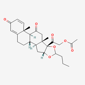21-Acetoxy-11-oxo-16α,17α-propylMethylenedioxpregna-1,4-diene-3,20-dione structure, CAS 1831164-04-5