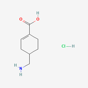 Tranexamic acid impurity 2/Tranexamic EP Impurity C HCl/4-(aminomethyl)cyclohex-1-ene-1-carboxylic Acid hydrochloride structure, CAS 1803601-44-6
