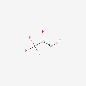 1,2,3,3,3-PENTAFLUOROPROPENE structure, CAS 2252-83-7
