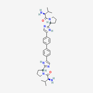 Daclatasvir Di-Descarbamate Impurity structure, CAS 1009119-18-9