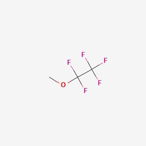 PENTAFLUOROETHYL METHYL ETHER structure, CAS 22410-44-2