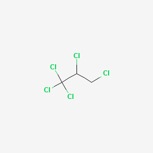 1,1,1,2,3-Pentachloropropane structure, CAS 21700-31-2