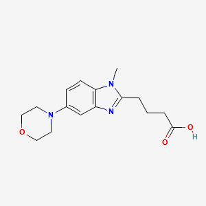 Bendamustine Ether Impurity structure, CAS 1228552-02-0
