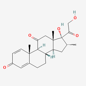 16α-Methyl-11-oxo Prednisolone structure, CAS 2036-77-3