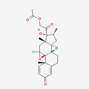 21-O-Acetyl DexaMethasone 9,11-Epoxide structure, CAS 2884-51-7